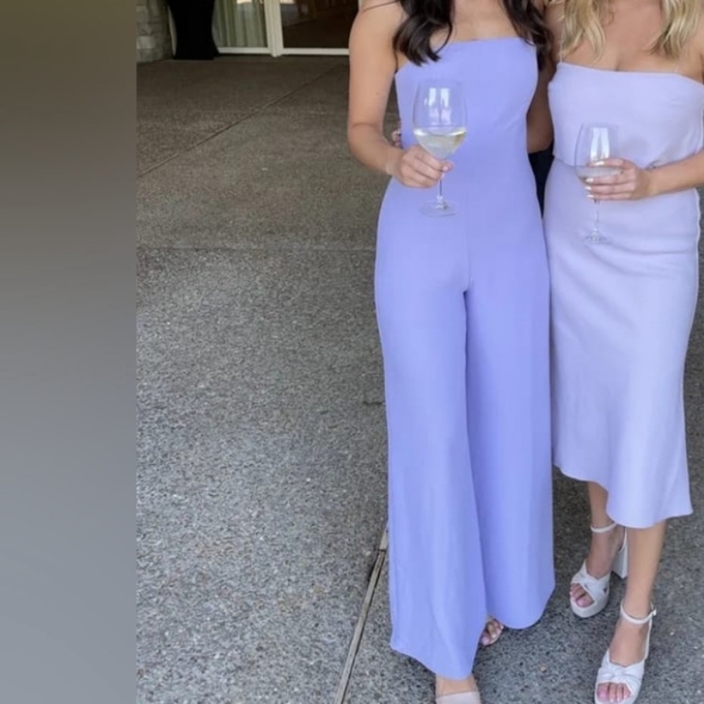 Amanda Uprichard Lilac Jumpsuit